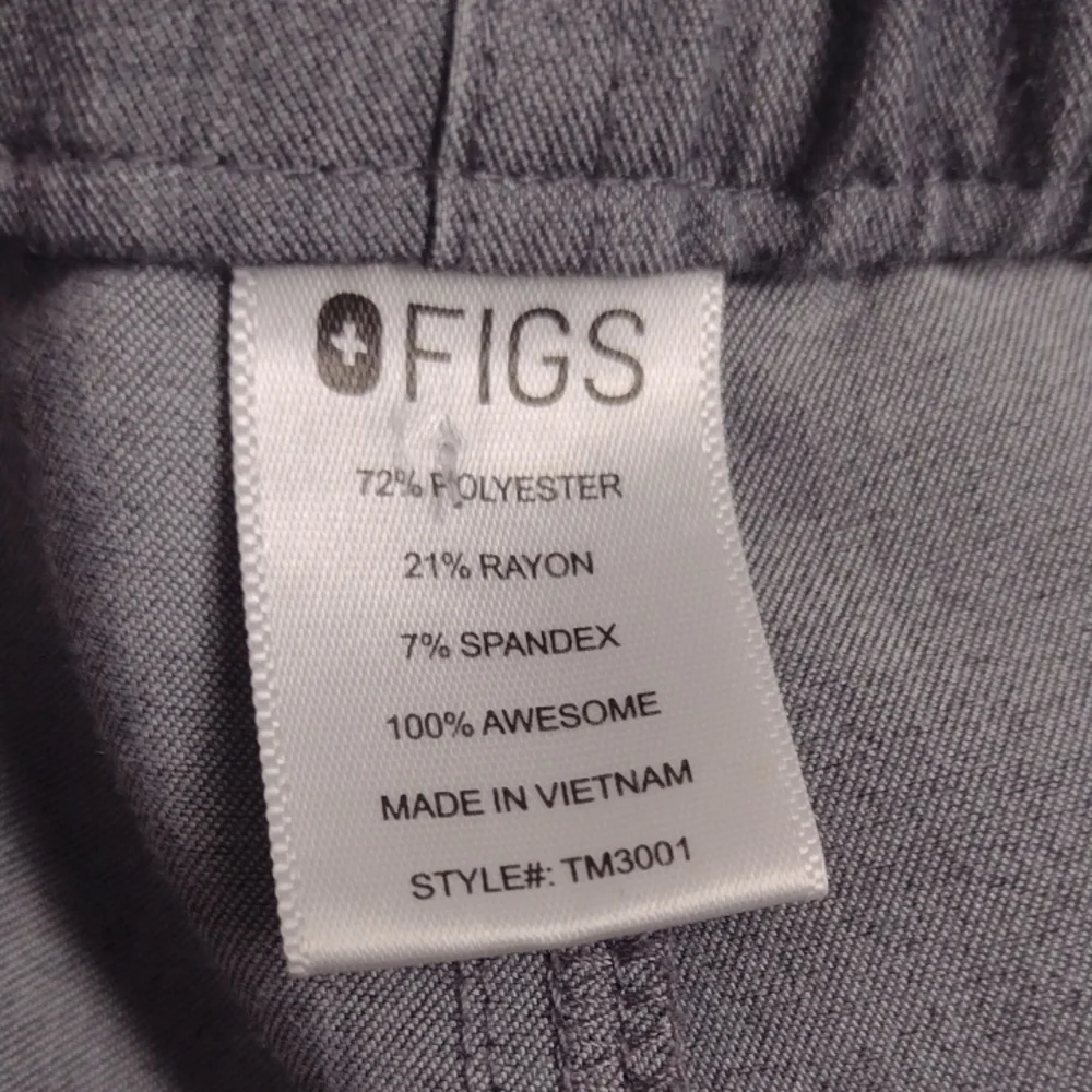 Figs Men's Scrub Pants in Gray